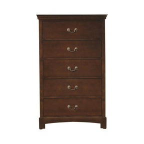 Tatiana 5-Drawer Chest Warm Brown - 202395 Pie's Variety Store