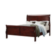 Louis Philippe Queen Panel Sleigh Bed Cherry - 222411Q Pie's Variety Store