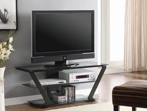 2-Tier TV Console Black - 701370