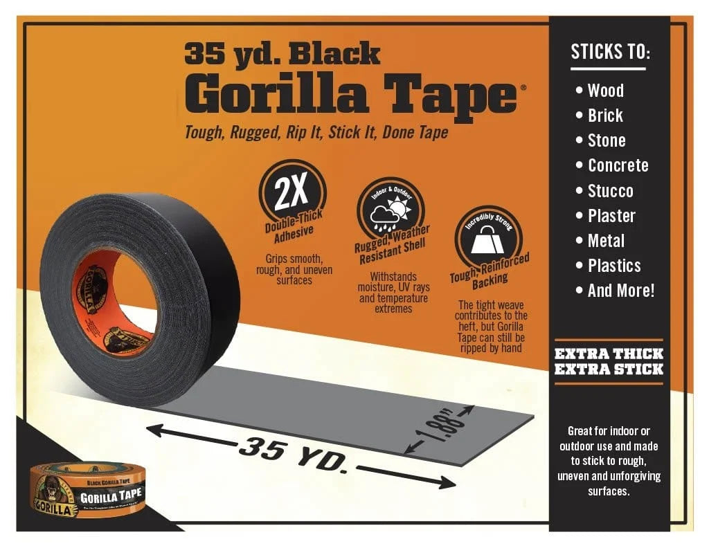  Heavy Duty and Double Thick. Ideal for Indoor and Outdoor use and Made to Stick to Rough