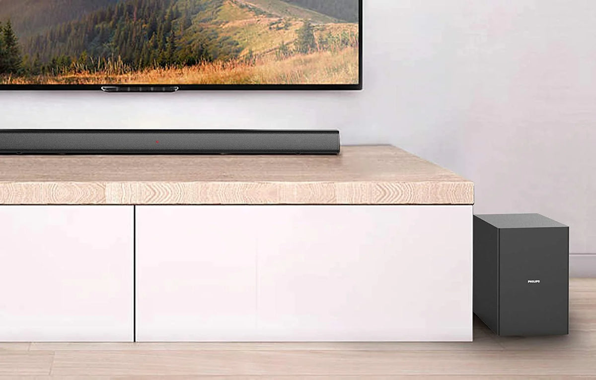 Philips Audio 2.1 Channel Soundbar Speaker with Wireless Subwoofer