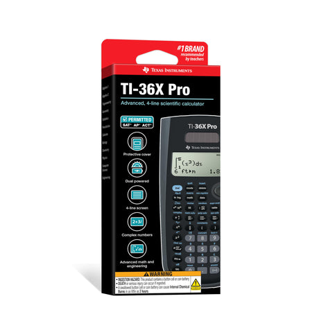 Texas Instruments TI-36X Pro Engineering/Scientific Calculator | 9.7 Inch | Black. Texas Instruments