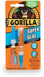 GORILLA Super Glue 2 Pack 3 Gram