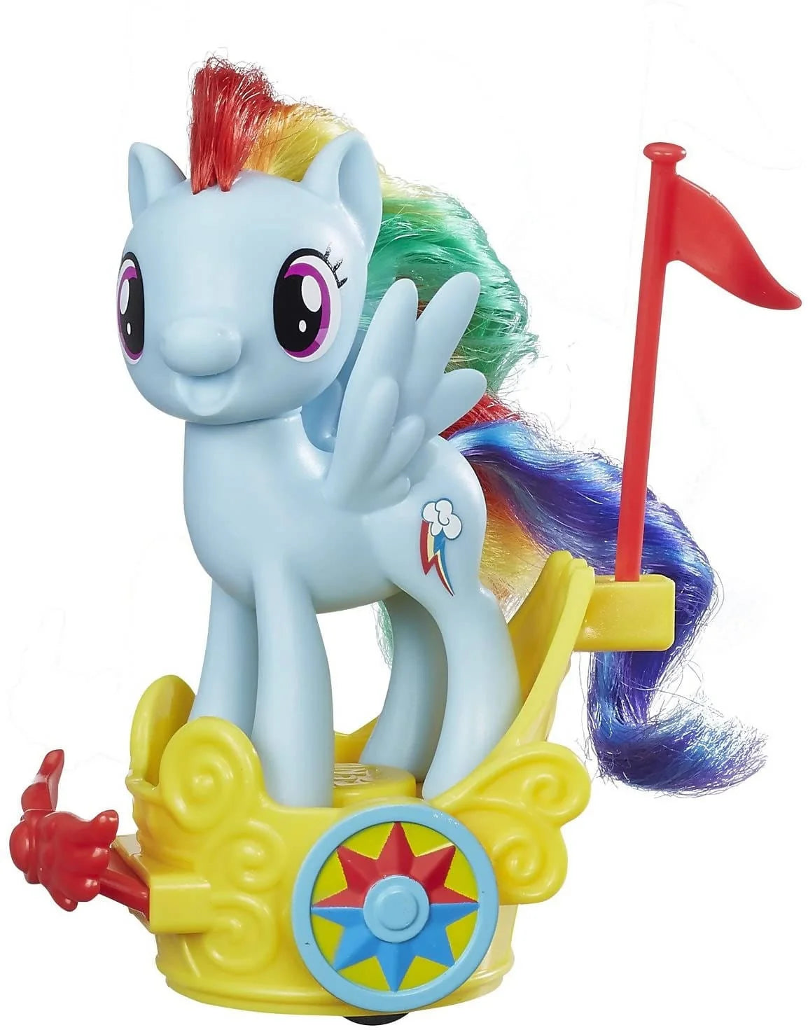 My Little Pony Rainbow Dash Royal Spin Along Chariot Doll - PN00003173 Pie's Variety Store