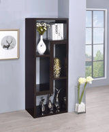 Convertible TV Console And Bookcase Cappuccino - 800329 Pie's Variety Store