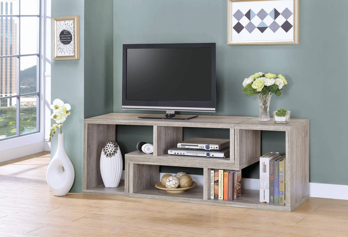 Convertible TV Console And Bookcase Cappuccino - 800329 Pie's Variety Store