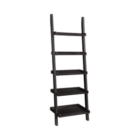 Bower 5-Shelf Ladder Bookcase Cappuccino - 800338 Pie's Variety Store