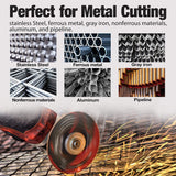 Worksite 4 1/2 Inch (115 Millimeter) Diamond Grinding Wheel. Suitable For Most Electric Grinders Air Cut Off Tool and Electric Cut Off Tool – Our Cutting Wheels are Ideal for Cutting Iron