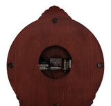 Grandfather Clock With Chime Brown Red this grandfather clock adds a whimsical