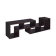 Convertible TV Console And Bookcase Cappuccino - 800329 Pie's Variety Store