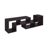 Convertible TV Console And Bookcase Cappuccino - 800329 Pie's Variety Store