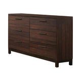 Edmonton Queen Panel Bed Rustic Tobacco 4PC Set - SET4PC204351Q Pie's Variety Store