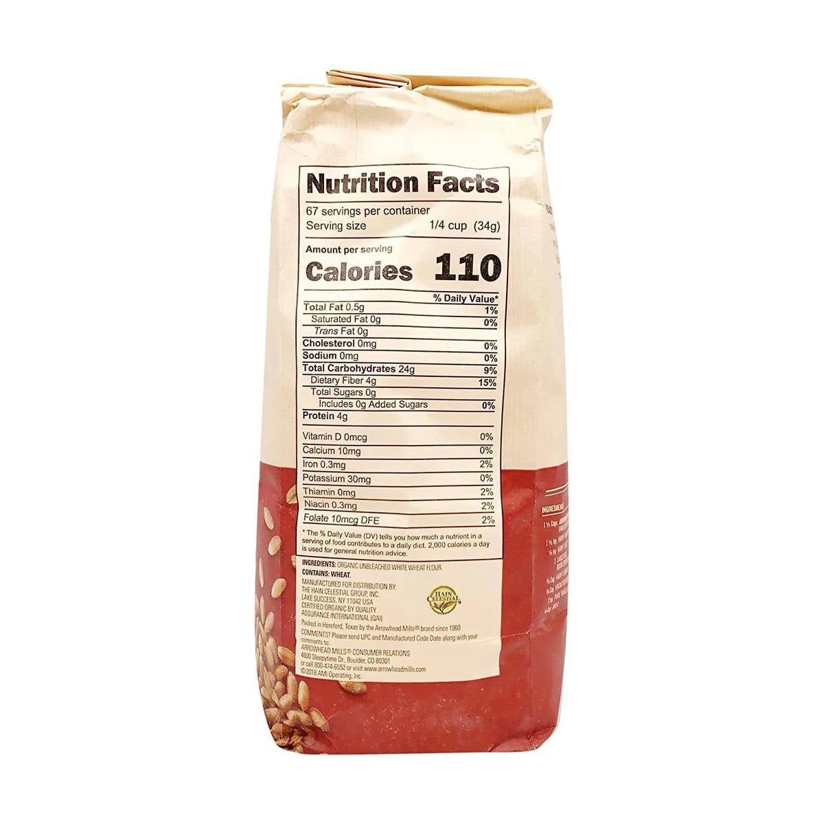 Arrowhead Mills Unbleached Flour 5lbs - 07433347251 Pie's Variety Store