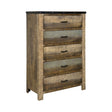 Sembene 5-Drawer Chest Antique Multi-Color Collection: You'll Love The Design Of This Chest
