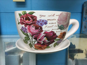 Teacup Flower Planter - F068 Elegant AccScents