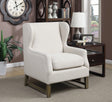 Wing Back Accent Chair Cream - 902490 ebuystt