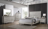 Ramon Eastern King Panel Bed Metallic Sterling - 222701KE Pie's Variety Store