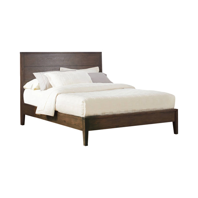 Lompoc Eastern King Platform Bed Ash Brown - 204561KE Pie's Variety Store