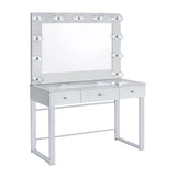  this modern vanity set features a stunning mirror paneled design that reflects surrounding hues- 935934 coastmega