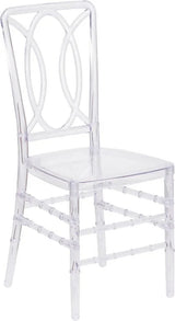 Elegance Crystal Ice Stacking Chair with Designer Back - BH-H007-CRYSTAL-GG ADRIAN'S ELECTRONICS
