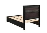Miranda Twin Storage Bed Black - 206361T Pie's Variety Store
