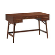 3-Drawer Writing Desk Walnut - 800744 coastmega