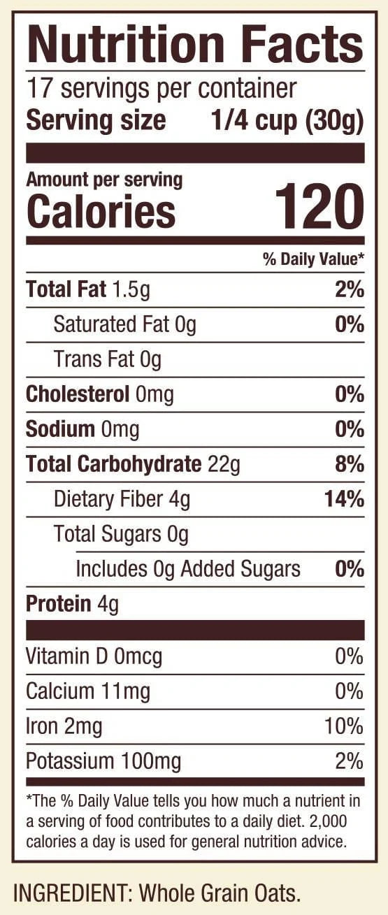 Bob Red Mill Oat Flour 18oz - 03997811377 Pie's Variety Store