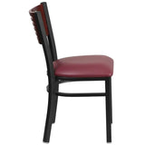  Black Vinyl Seat [XU-DG-6G5B-MAH-BLKV-GG] Pie's Variety Store
