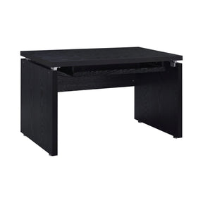 Russell Computer Desk With Keyboard Tray Black Oak - 800821 coastmega