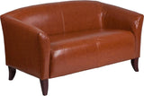 HERCULES Imperial Series Cognac LeatherSoft Loveseat - 111-2-CG-GG Pie's Variety Store