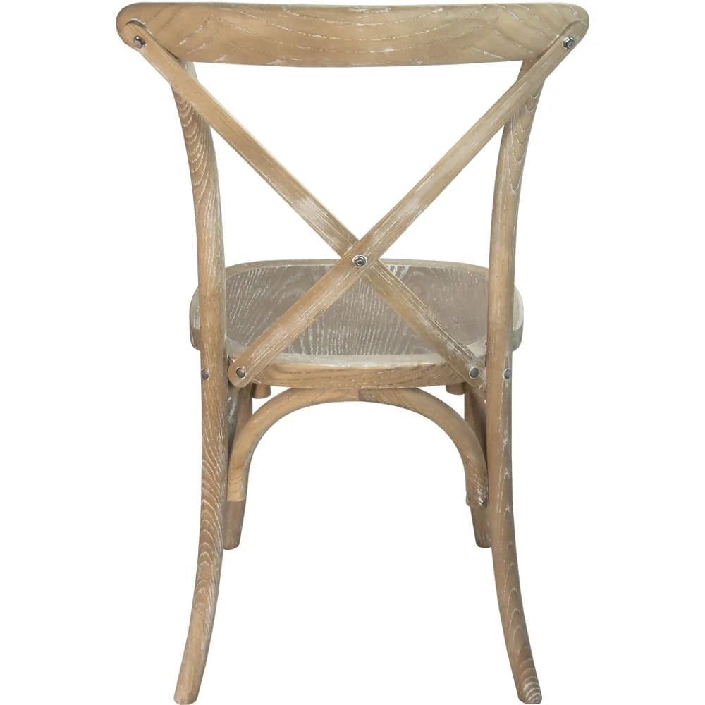 Advantage Dark Driftwood X-Back Chair [X-BACK-BURDRIFT] Pie's Variety Store