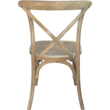 Advantage Dark Driftwood X-Back Chair [X-BACK-BURDRIFT] Pie's Variety Store