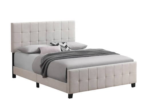 Fairfield Full Upholstered Panel Bed Beige - 305952F A-Z Store Nadia