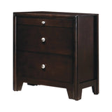 Madison 2-Drawer Nightstand Dark Merlot - 204882 Pie's Variety Store