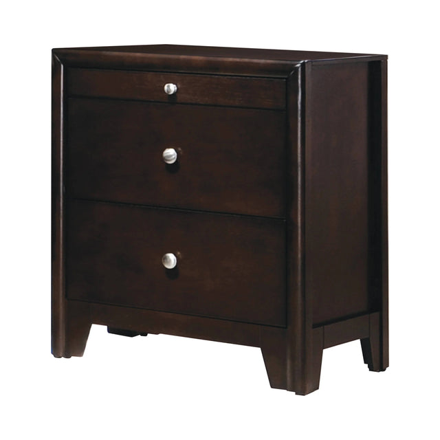 Madison 2-Drawer Nightstand Dark Merlot - 204882 Pie's Variety Store