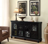 4-Door Accent Cabinet Black - 950639 Pie's Variety Store
