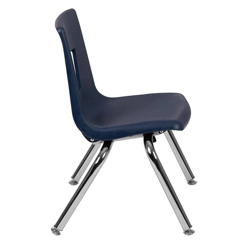 Advantage Black Student Stack School Chair - 12-inch [ADV-SSC-12BLK] Pie's Variety Store