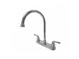 Aquarius Kitchen Sink Mixer Chrome The two-handle design provides total control in finding the perfect water temperature-F0504503301 CP MEGA