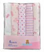 BABY TIME  Big Oshi Flannel Receiving Blanket 5pk: blanket is soft cotton flannel
