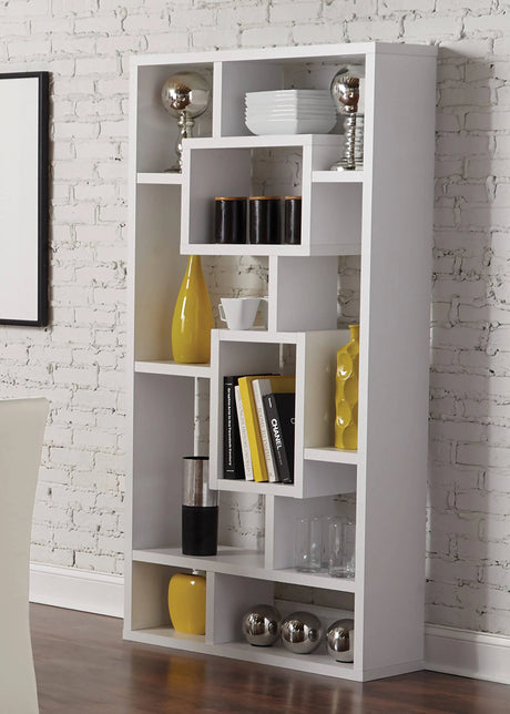 10-Shelf Bookcase White - 800157 Pie's Variety Store