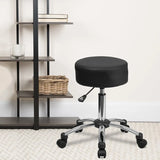 Medical Ergonomic Stool with Chrome Base [BT-191-1-GG] A-Z Store Nadia