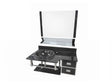 MEGALUXE Glass Basin with Stainless Steel Fame - AG-A119 CHINA IMPORTS