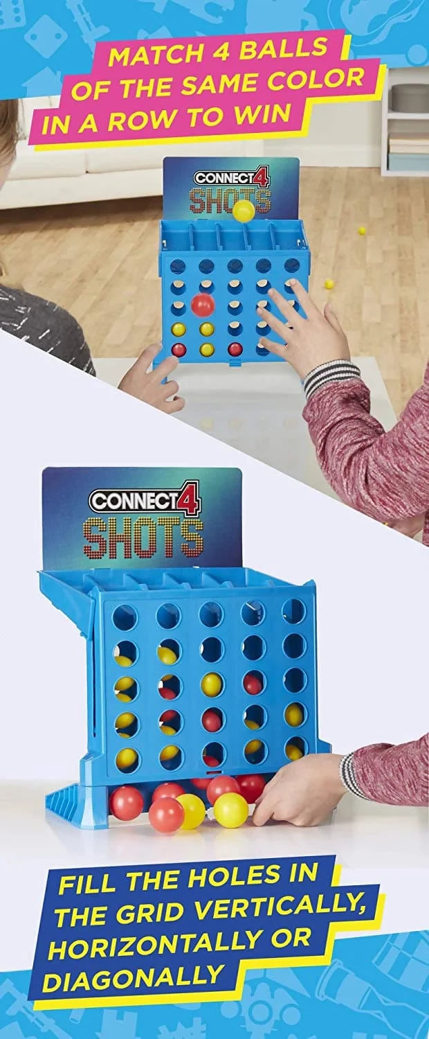 Connect 4 Shots Shooting Game - E3578 Pie's Variety Store