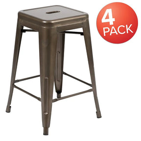 24" High Metal Counter-Height