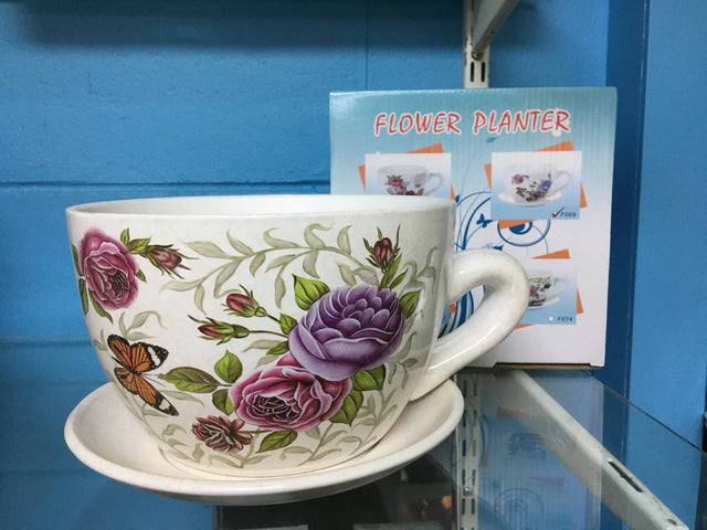 Teacup Flower Planter - F069 Elegant AccScents