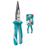 Total 6" Long Nose Pliers with extended jaws and is used for delicate locksmith and electrical work. The cutter section between the jaws allows for cutting and stripping of electrical wires and cables - THT220606 Elegant AccScents