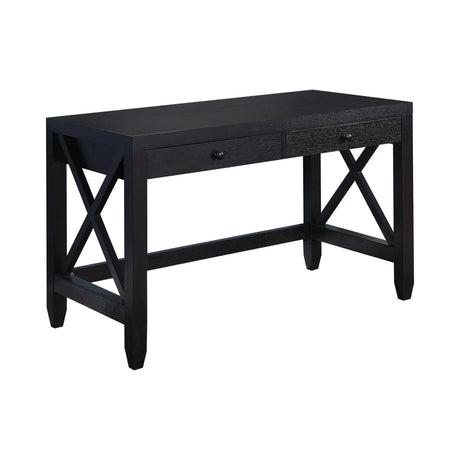 Humfreye 2-Drawer Writing Desk Cappuccino - 801351 coastmega