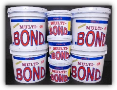 Multi Bond - Excellent water and heat resistance. It’s bonds are strong