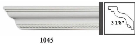 MOULDING Pattern Crown Moulding Polyurethane- 8FT LENGTH MARMEGA