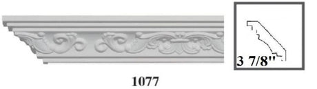 MOULDING Pattern Crown Moulding Polyurethane- 8FT LENGTH MARMEGA